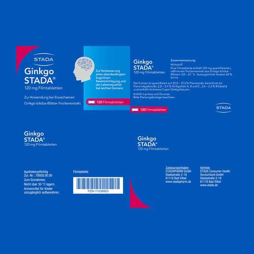 Ginkgo Stada 120 mg Filmtabletten - 5