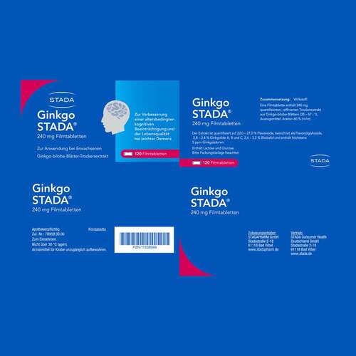 Ginkgo Stada 240 mg Filmtabletten - 5