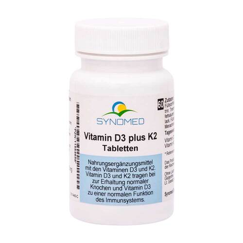 Vitamin D3 Plus K2 Tabletten - 1