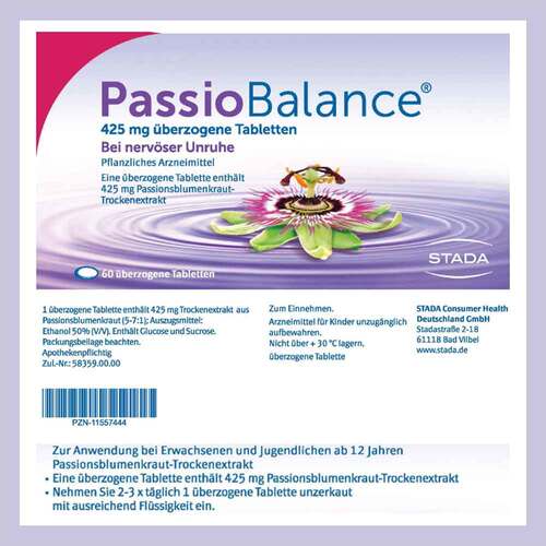 Passio Balance &uuml;berzogene Tabletten - 2