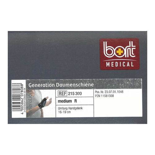 BORT Generation Daumenschiene rechts M blau - 2