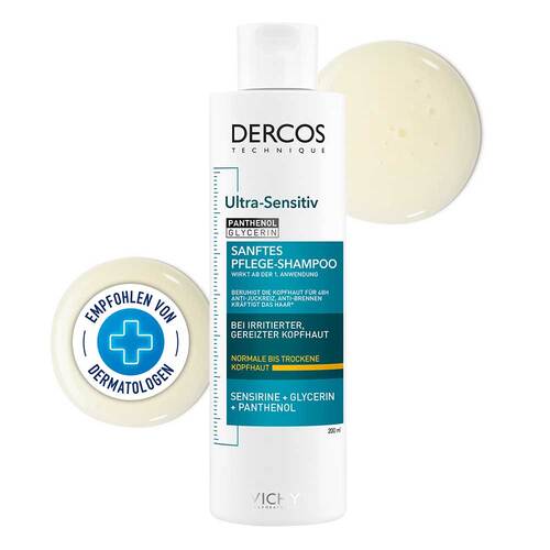 Vichy Dercos ultra-sensitiv Shampoo trock.Kopfhaut - 1