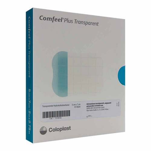 Comfeel Plus transparent Hydrokolloidverband 5x7 cm 35300 - 1
