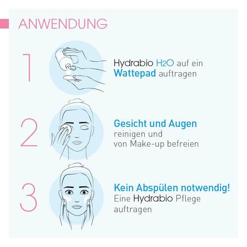 Bioderma Hydrabio H2O Mizellen-Reinigungsl&ouml;s. - 3