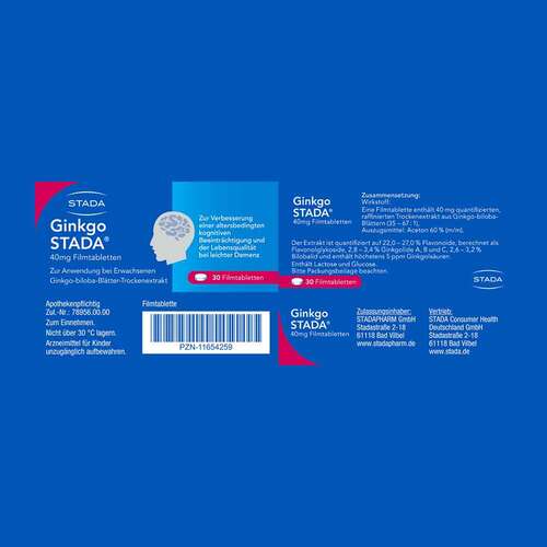 Ginkgo Stada 40 mg Filmtabletten - 5