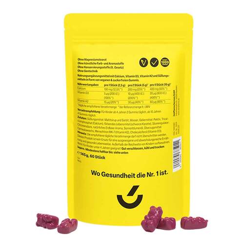 Calcium + D3+K2 Gummis Zeinpharma - 2