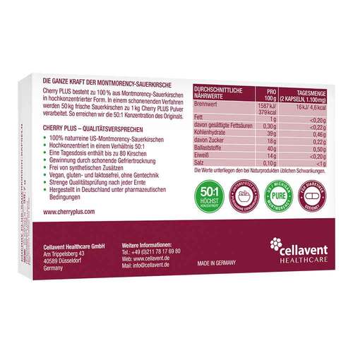 Cherry Plus Das Original Montmorency Sauerk.-Kapseln  - 2