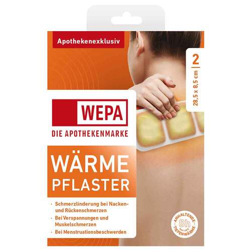 W&auml;rmepflaster Nacken / R&uuml;cken 8,5x28,5 cm Wepa - 1