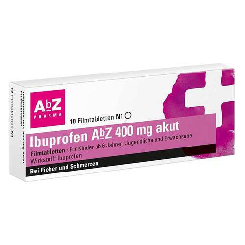 Ibuprofen Abz 400 mg akut Filmtabletten - 1