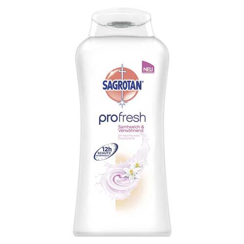 SAGROTAN Profresh Duschcreme samtweich &amp; verw&ouml;hn. - 1