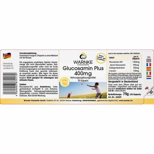 Glucosamin Plus 400 mg Kapseln - 2