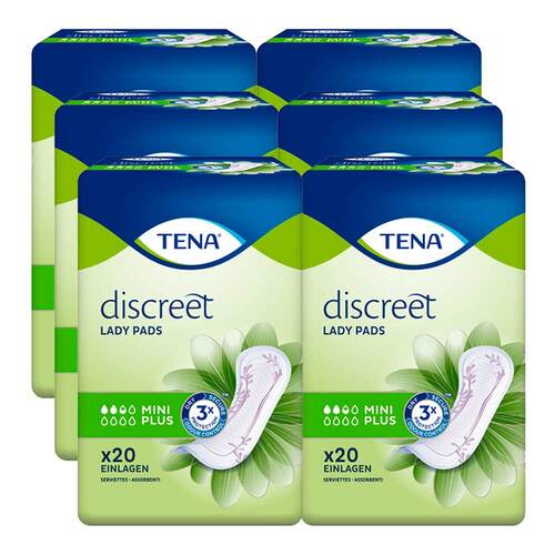 TENA LADY Discreet Inkontinenz Einlagen mini plus - 1