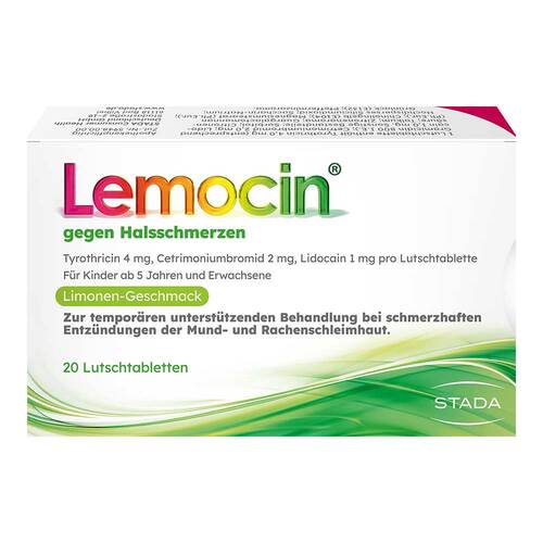 Lemocin gegen Halsschmerzen Lutschtabletten - 2