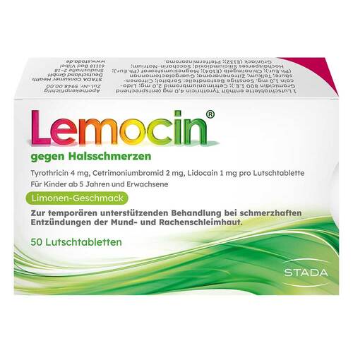 Lemocin gegen Halsschmerzen Lutschtabletten - 2