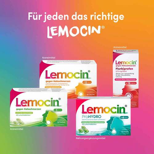 Lemocin gegen Halsschmerzen Lutschtabletten - 8