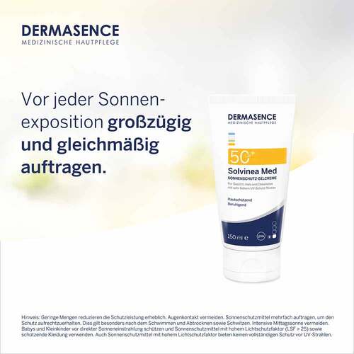 Dermasence Solvineamed Sonnensch.Gelcreme Lsf 50 +  - 4