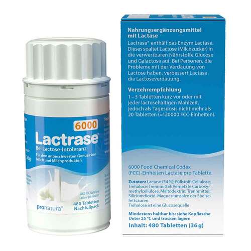 Lactrase 6.000 Fcc Tabletten Klickspender-Nachf&uuml;llpack - 2