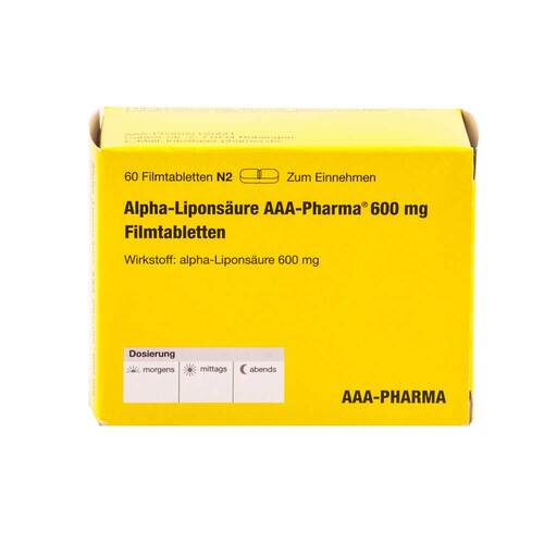 Alpha Lipons&auml;ure Aaa- Pharma 600 mg Filmtabletten - 1
