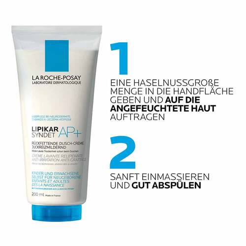 Roche-Posay Lipikar Syndet AP + Reinigungs-Cremegel - 3