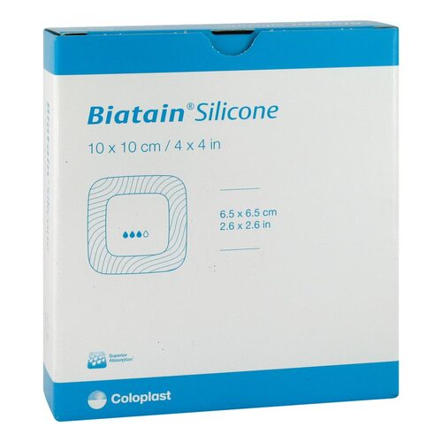 BIATAIN Silicone Schaumverband 10x10 cm - 1