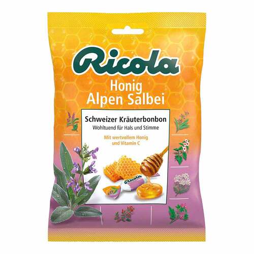 Ricola mit Z.Beutel Honig Alpen Salbei Bonbons - 1