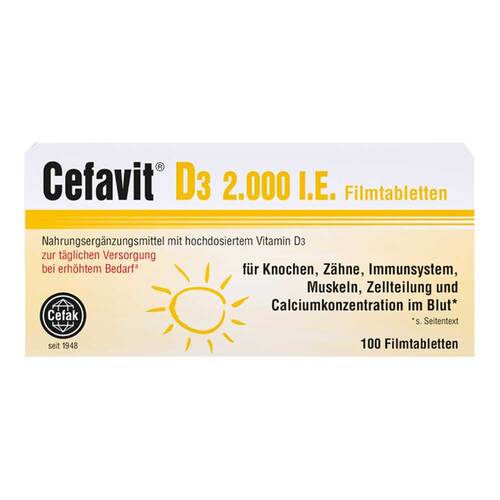Cefavit D3 2.000 I.E. Filmtabletten - 1