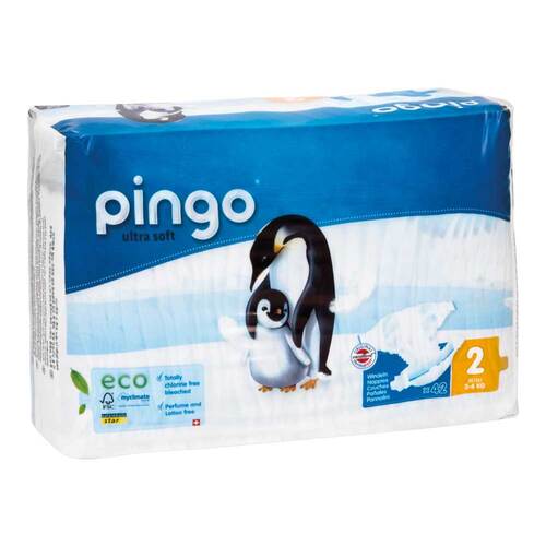 Bio Windeln mini 3-6 kg Pinguin Pingo Swiss - 1
