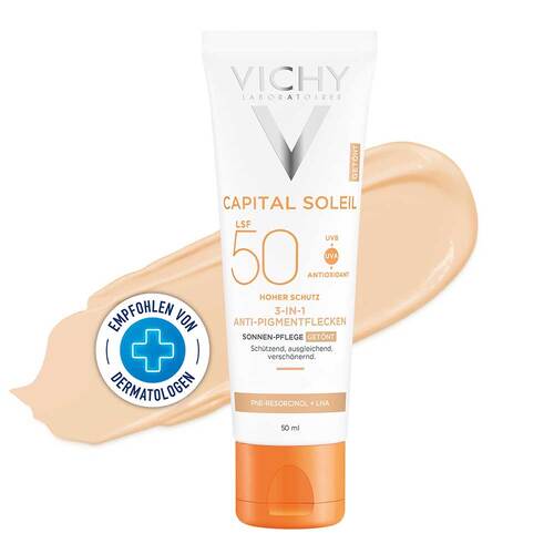Vichy Ideal Soleil Anti-Pigmentflecken Creme Lsf 50 +  - 1