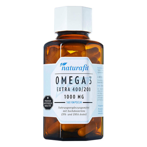 Naturafit Omega-3 extra 400 / 200 Kapseln - 1