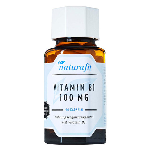 Naturafit Vitamin B1 100 mg Kapseln - 1