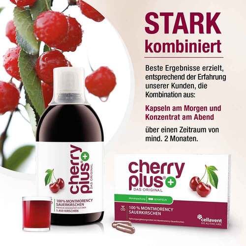 Cherry Plus Das Original Montmorency Sauerk.-Konzentrat  - 6