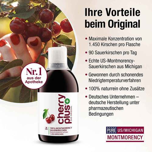 Cherry Plus Das Original Montmorency Sauerk.-Konzentrat  - 4