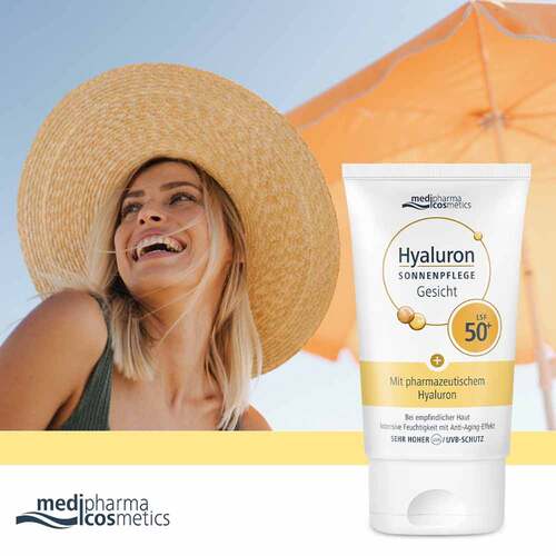 Hyaluron Sonnenpflege Gesicht Creme Lsf 50 +  - 2