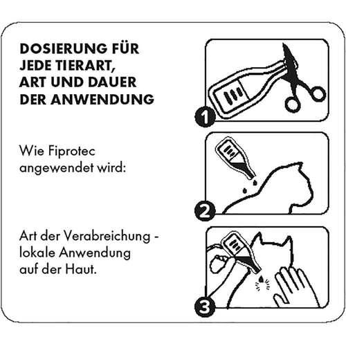 Fiprotec 50 mg L&ouml;sung zum Auftropfen f&uuml;r Katzen - 2