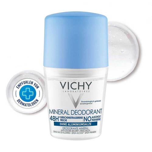 Vichy Deo Roll-on Mineral 48h ohne Aluminium - 1