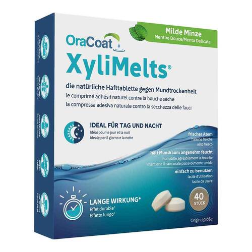 Xylimelts Hafttabletten milde Minze Oracoat - 1