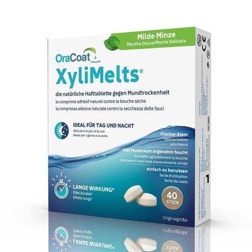 Xylimelts Hafttabletten milde Minze Oracoat - 2
