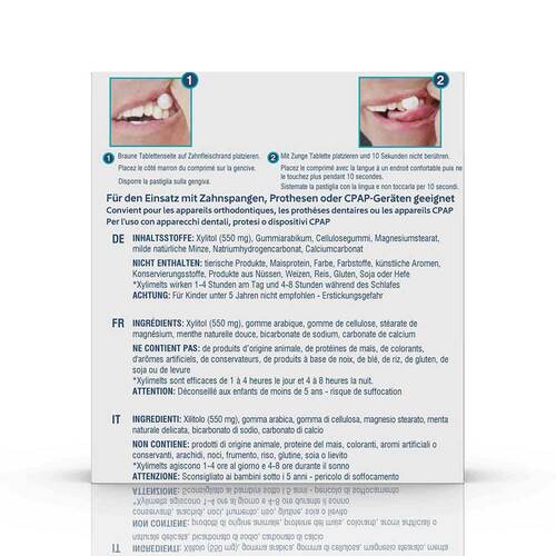 Xylimelts Hafttabletten milde Minze Oracoat - 3