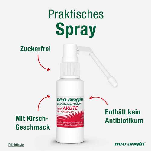 Neo-Angin Benzydamin Spray gegen akute Halsschmer. - 3