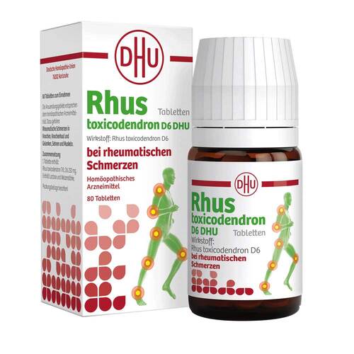 Rhus Toxicodendronicodendron D 6 Tabletten bei rheumat.Schmerzen - 1