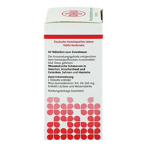 Rhus Toxicodendronicodendron D 6 Tabletten bei rheumat.Schmerzen - 2