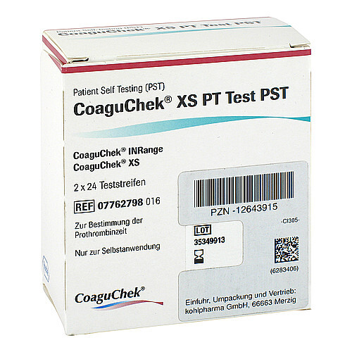 COAGUCHEK XS PT Test PST - 1
