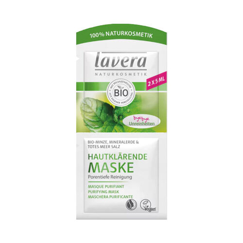 Lavera hautkl&auml;rende Maske Minze 4sprachig - 1