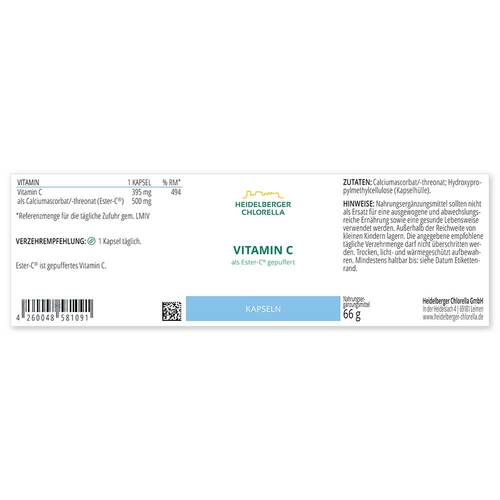 Vitamin C Als Ester-C gepuffert Kapseln - 2