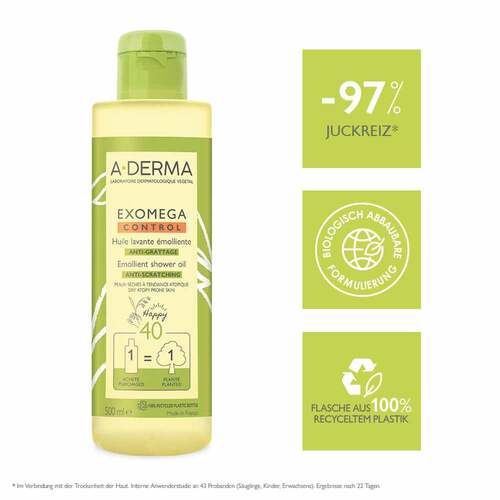A-DERMA EXOMEGA CONTROL geschmeid.machend.Dusch&ouml;l - 2
