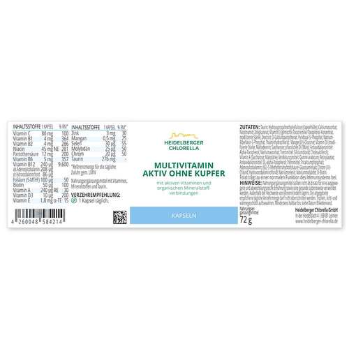 Multivitamin Aktiv ohne Kupfer Kapseln - 2