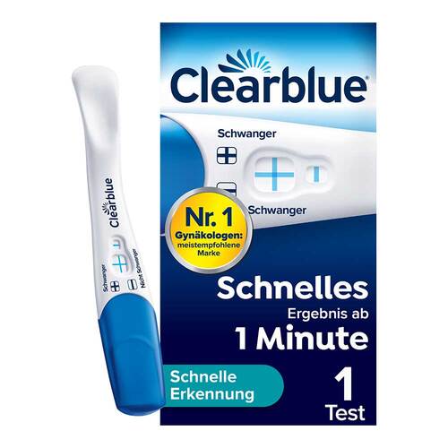 Clearblue Schwangerschaftstest schnelle Erkennung - 1