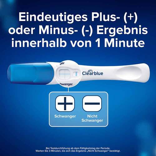 Clearblue Schwangerschaftstest schnelle Erkennung - 3