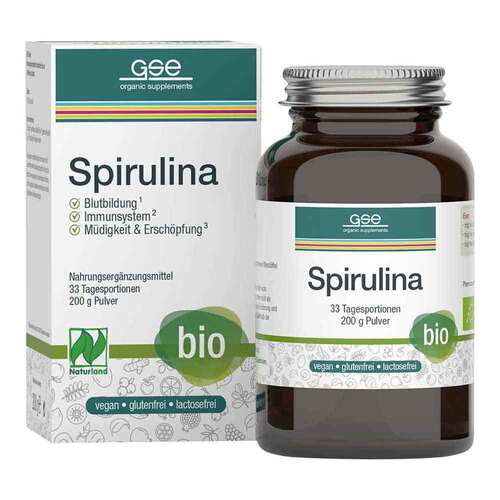 Gse Spirulina Bio Naturland Pulver - 1