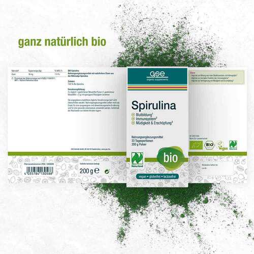 Gse Spirulina Bio Naturland Pulver - 2